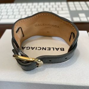 Balenciaga leather cuff